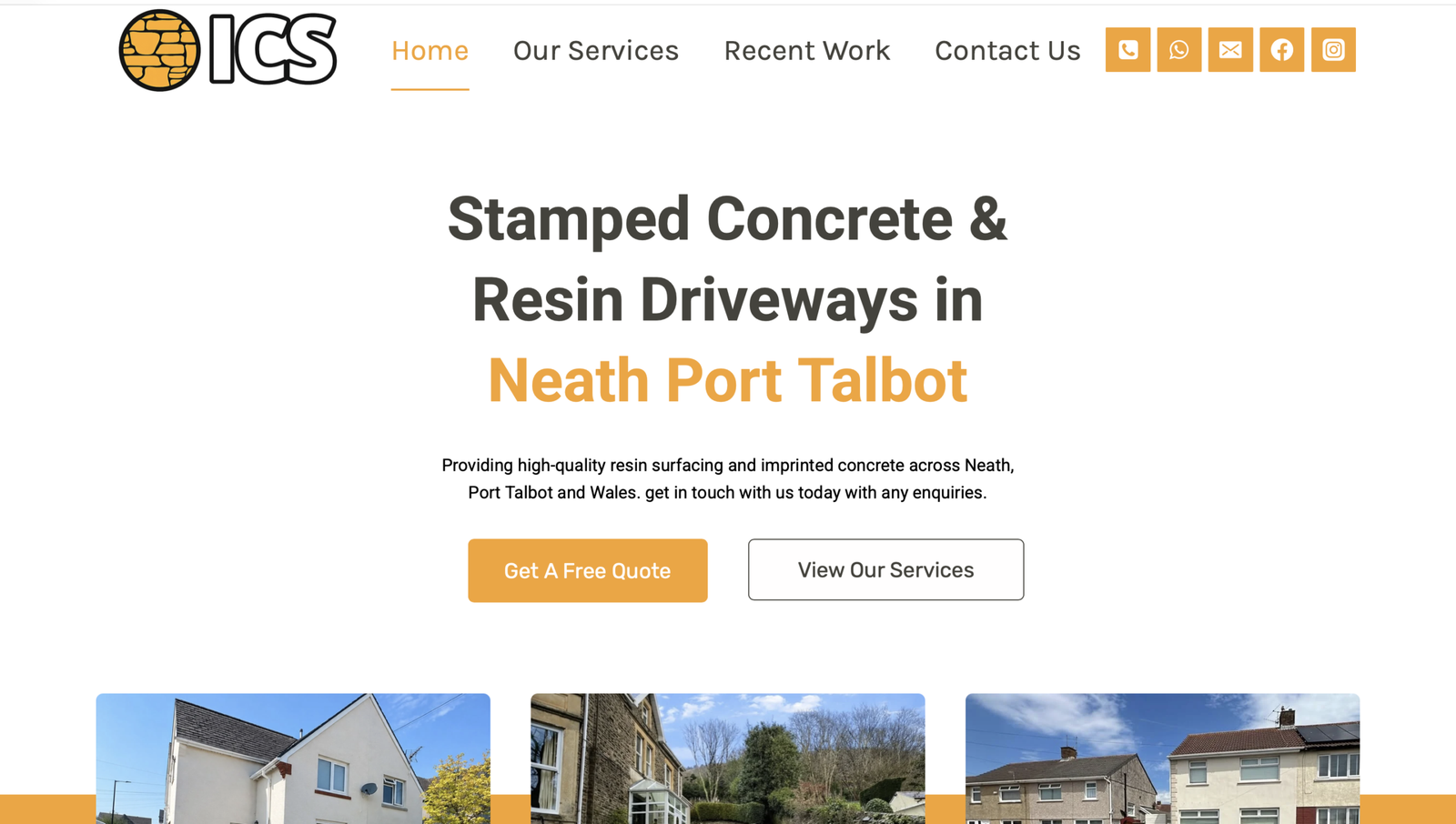 Construction web design - Web design for builders in the UK